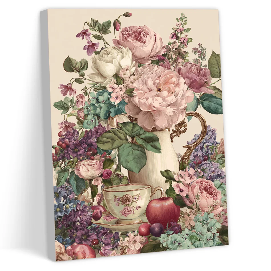 CHENISTORY Painting Paints By Numbers Kill Time Watercolors Modern Flowers Unique Gift Handicraft Handiwork Art Drawing Crafts