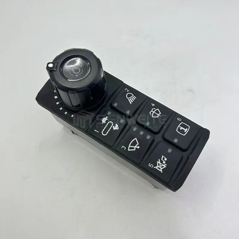 6-Button 478-8977 Modular Knob For Caterpillar CAT E320GC E320D Excavator Modular GPGP Keyboard 4788977