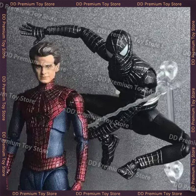

CT TOYS SHF Tobey Spider-Man Action Figure 14CM KO Articulated Desktop Ornament Decor Mobile Doll Collection Model Kit Toys Gift