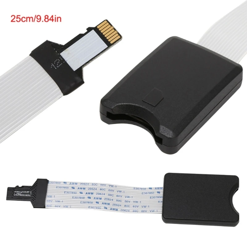 SD SDHC Female to TF MicroSD Flexible Card Extension Adapter Cable Extender For TV Phone GPS Car DVR Camera