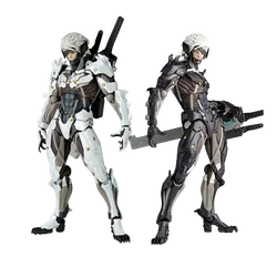 Kaiyodo The Ocedo Yamaguchi 140 Ex Metal Gear Action Figure Mgs Raiden Metal Gear Rising Rising Thunder Hand Gift Doll  Toy