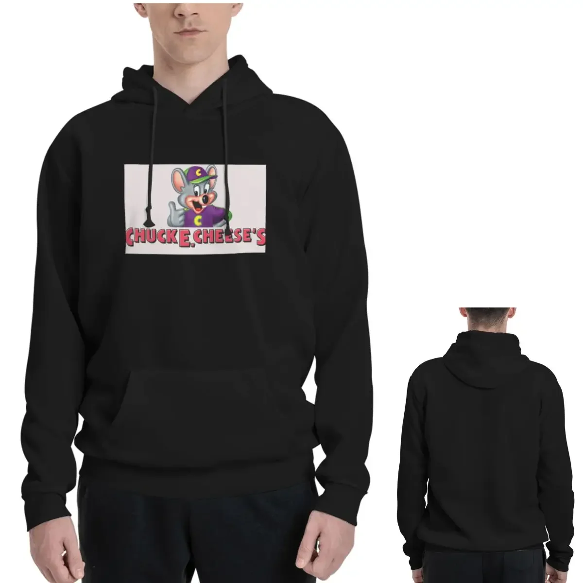 Chuck E Cheese Hoodies Men's Women Casual Pullover Sweatshirt Fashion Long Sleeve Streetwear Autumn Winter