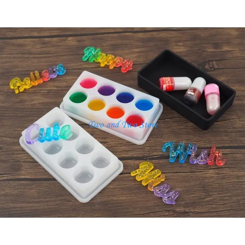 

HX6F DIY Silicone Storage Box Mold For UV Storage Crystal Epoxy Resin Mould