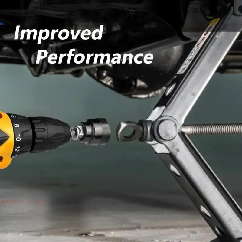Sturdy Metal Socket Wrenches Adapters Rapid 3 Second Fastening Universal Compatibility Jacks Electric Tool
