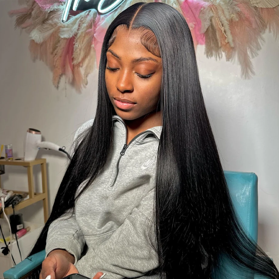 13x4 Bone Straight Lace Front Wigs Human Hair 13x6 Hd Lace Frontal Wig Brazilian 4x4 5x5 Closure Wig 360 Lace Wig Pre Plucked