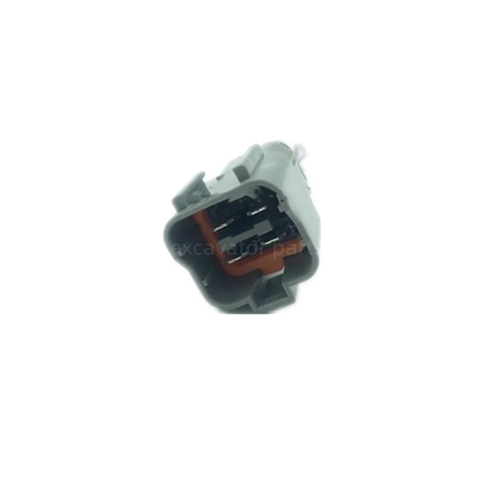 For Komatsu PC120 200 220-5-6 Throttle Motor Fuel Motor 3/4 Harness Plug Pair Plug Pressure Sensor