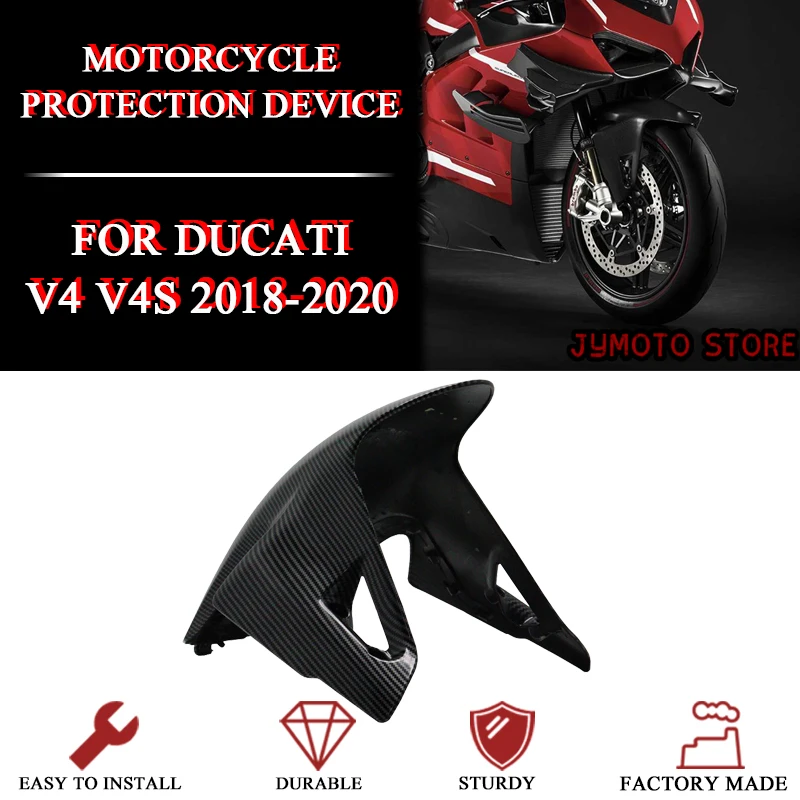 

for Ducati Panigale V4 V4S Motorcycle ABS Carbon Fiber Front And Rear Mudguard Splash Guard 2018 2019 2020