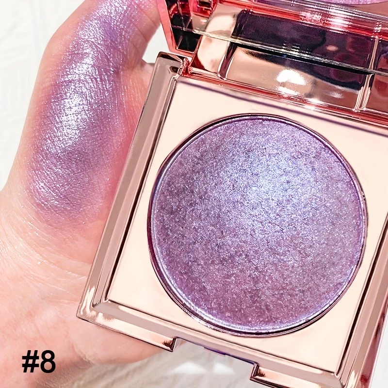 Surligneur imperméable Compact – Lueur rayonnante longue durée, couverture complète, finition scintillante éblouissante pour tous les tons de peau