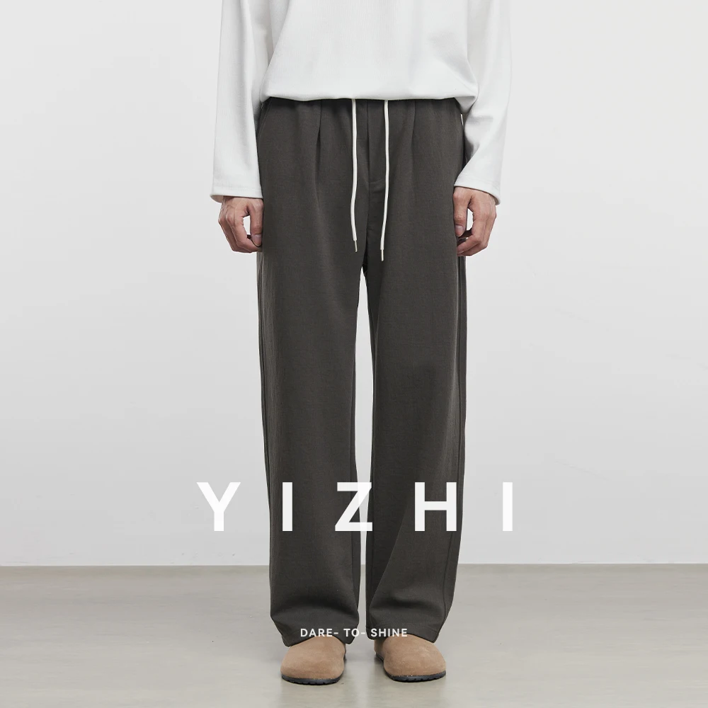 

Fashion Men's Casual Pants 2025 Spring and Autumn New Straight Pants Sportswear Pants Loose Wide-leg Pants Men's Casual Pants