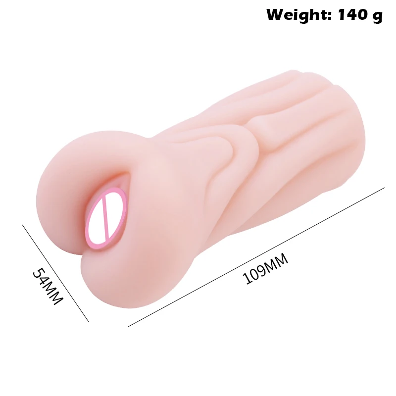 HESEKS Vagina Pussy Pocket for Men Male Masturbator Cup 3D Realistic Anal Oral Erotic Adult Toys Deep Throat Exercise