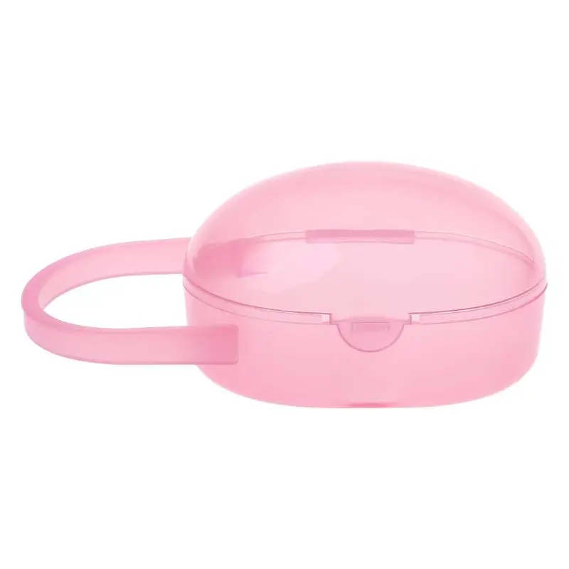 Baby Nipple Container Box Plastic Pacifier for Case Soother Cases Storage Portable Transparent Newborn Outdoor