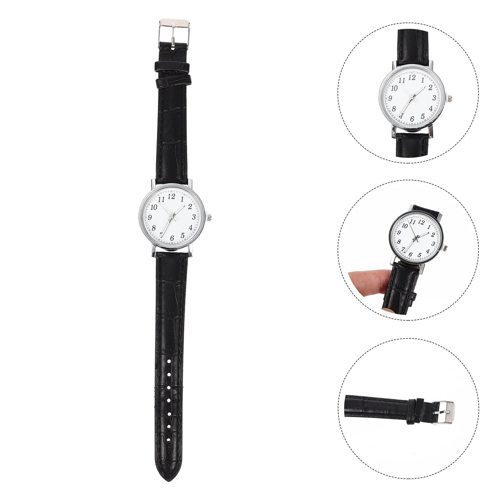 Stylish Delicate Women Quartz Watch Wear-Resistant Comfortable Strap Fine Workmanship Versatile for Meeting Daily Use Travel