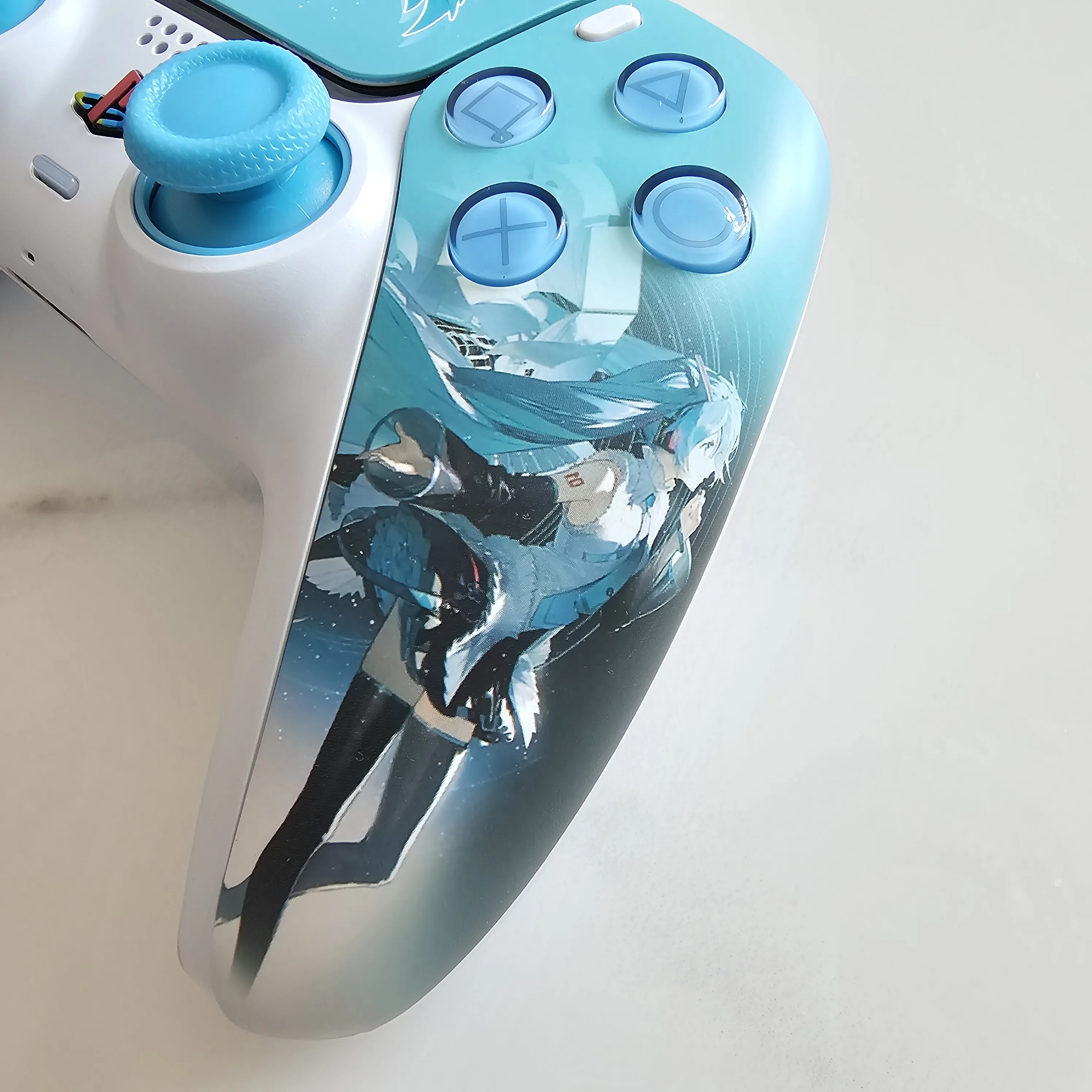 Sony Ps5 Game Console Handle Original Custom Modified Ps5 Original Handle Ps5 Wireless Controller: Hatsune Miku
