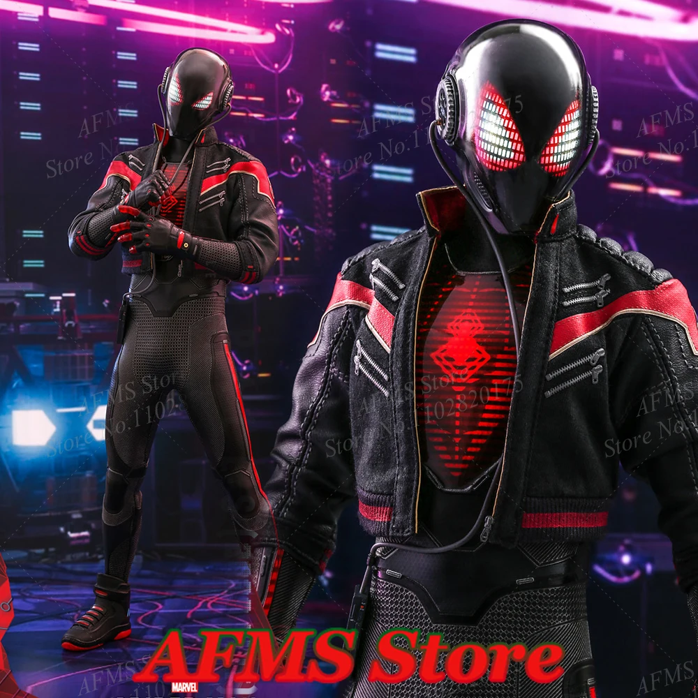 

HT HotToys VGM49 1/6 Scale Collectible Figure Miles Morales Spider-Man：Into the Spider-Verse 2020 Suit 12inch Men Soldier Model