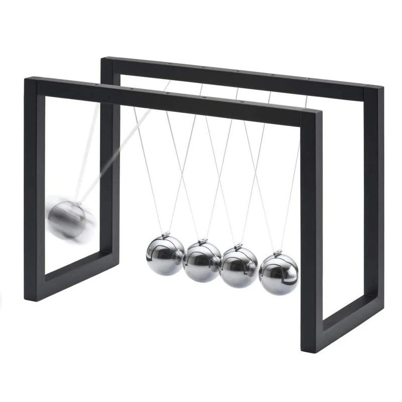Creative decompression Newton pendulum, advanced touch ball balance ball momentum conservation tabletop ornament
