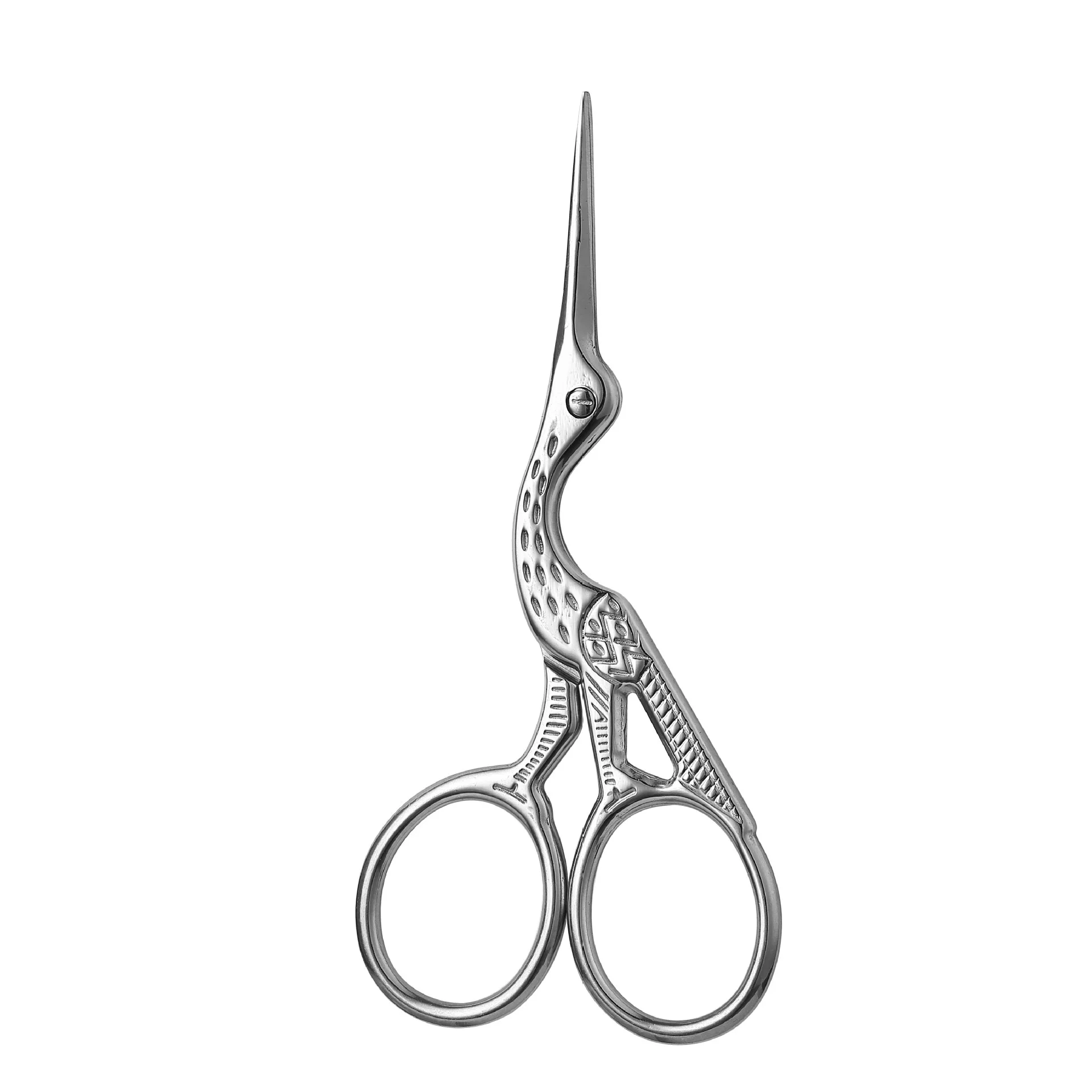 Retro Crane Scissors, Stainless Steel Pointed Tea Leaf Scissors, Thread Scissors, Embroidery Scissors, Flower Crane Scissors - view 3