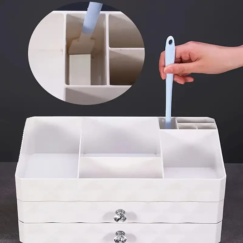 50 Einweg-Lückenreinigungsbürsten-Packung, austauschbarer Reinigungsbürstenkopf, WC-Sitzbürste Detail Gap Scrub Reinigungsbürsten-Set; Anzug – Detail 6