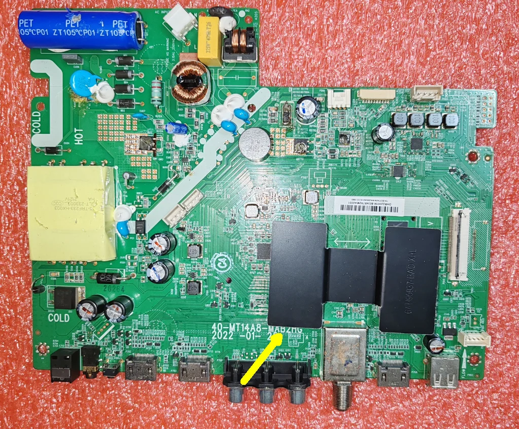 40-MT14A3-MAF2HG/ MAG2HG  /MAB2HG  Three in one TV motherboard, physical photo, tested, 3 specifications