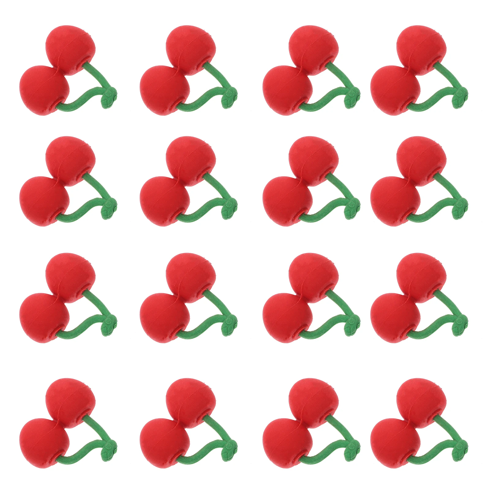 

30pcs Cherry Erasers Fruit Shaped Desk Pets Cute Novelty Pencil Erasers Kids Classroom Rewards Bulk School Supplies