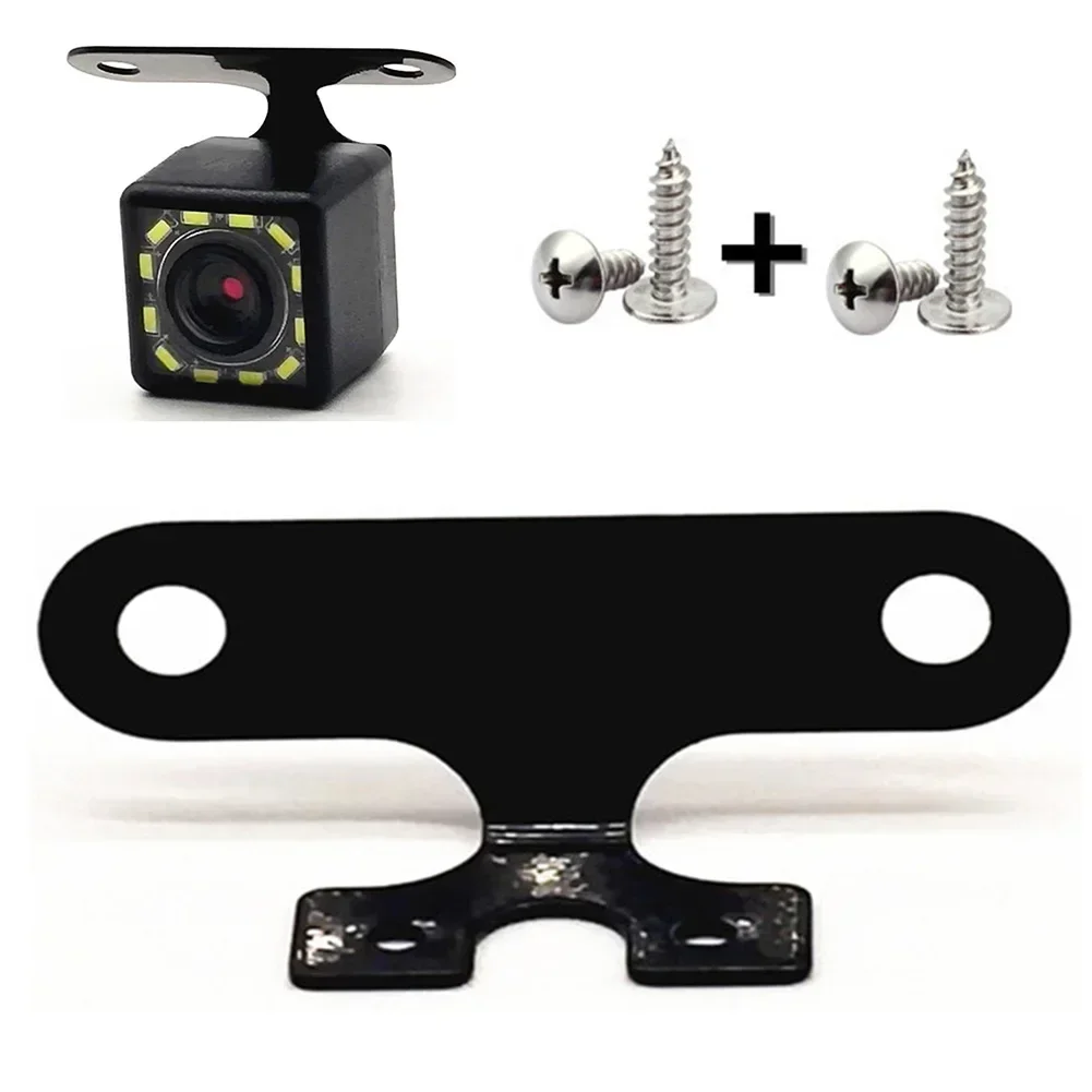 Car Rear View Camera Bracket Holder DVR Camera With 4pcs Screws Metal Mounting Brackets For Cars Accessories