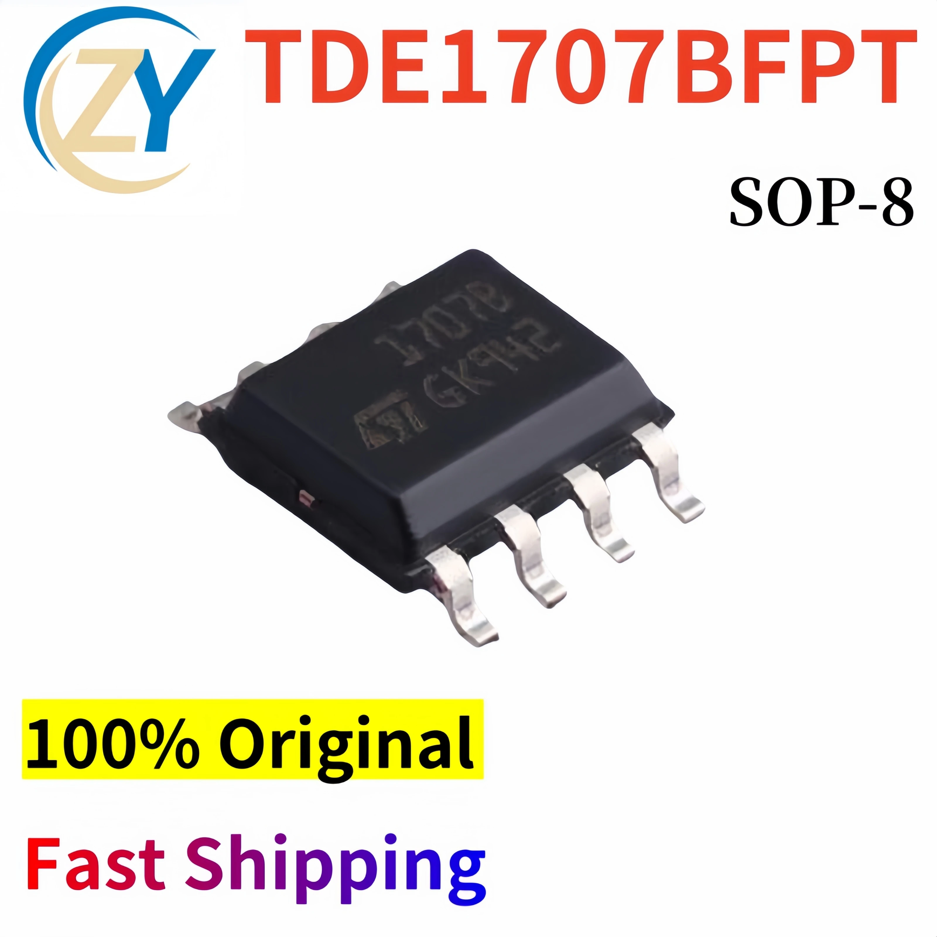 (2pcs) TDE1707BFP Switch ICs TDE1707 SOIC-8 6V to 48V 100% Original & In Stock