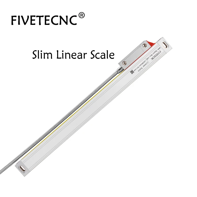 RS422 5um Slim Optical Glass Scale Linear Encoder 100 150 200 250 300 350 400mm Stroke Fits Sino Easson Digital Readout Ruler