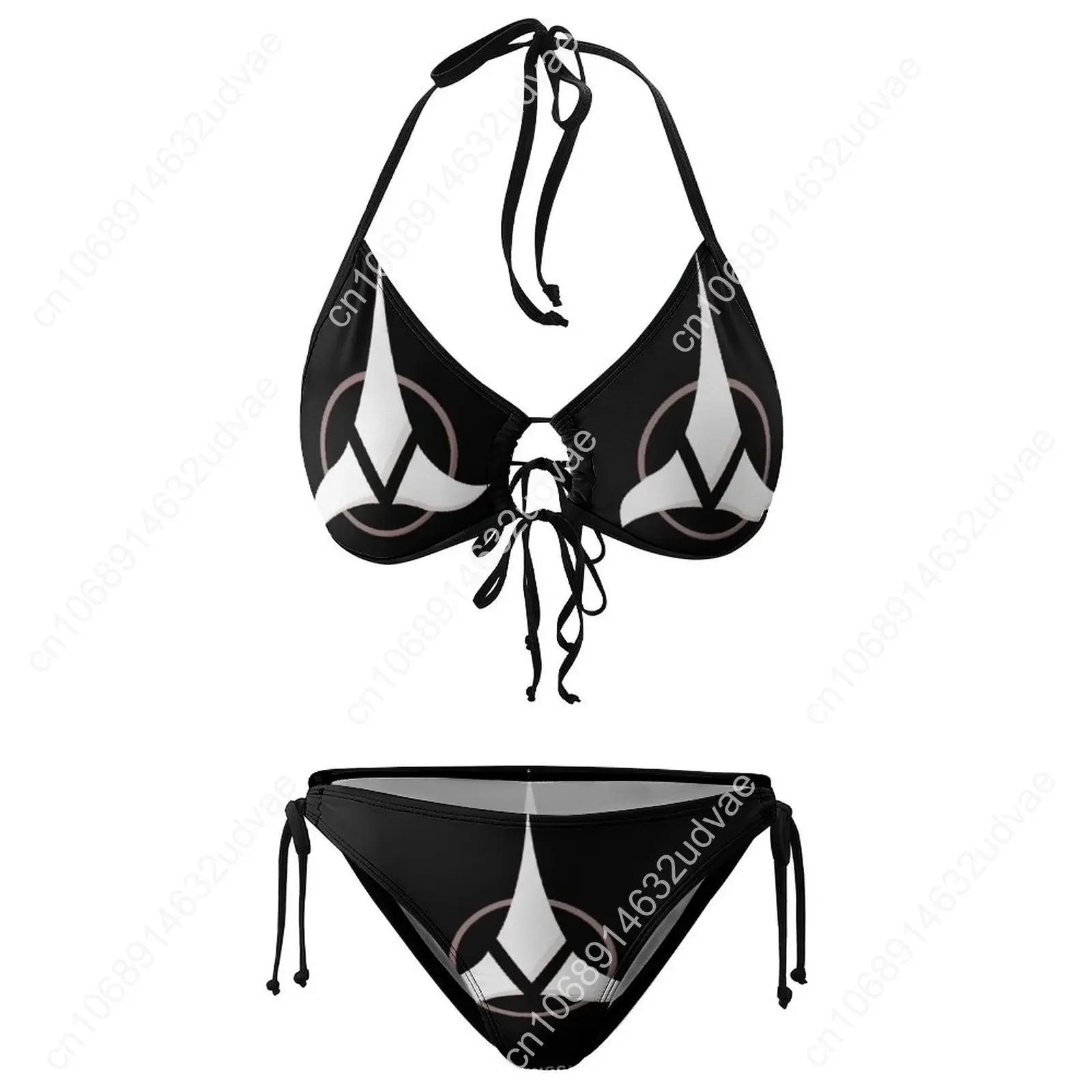 Trek And The Stars - Klingon Empire_46015079 Bikini Unique Sexy Women's Bikinis Humor Graphic Party High Grade Swimwear