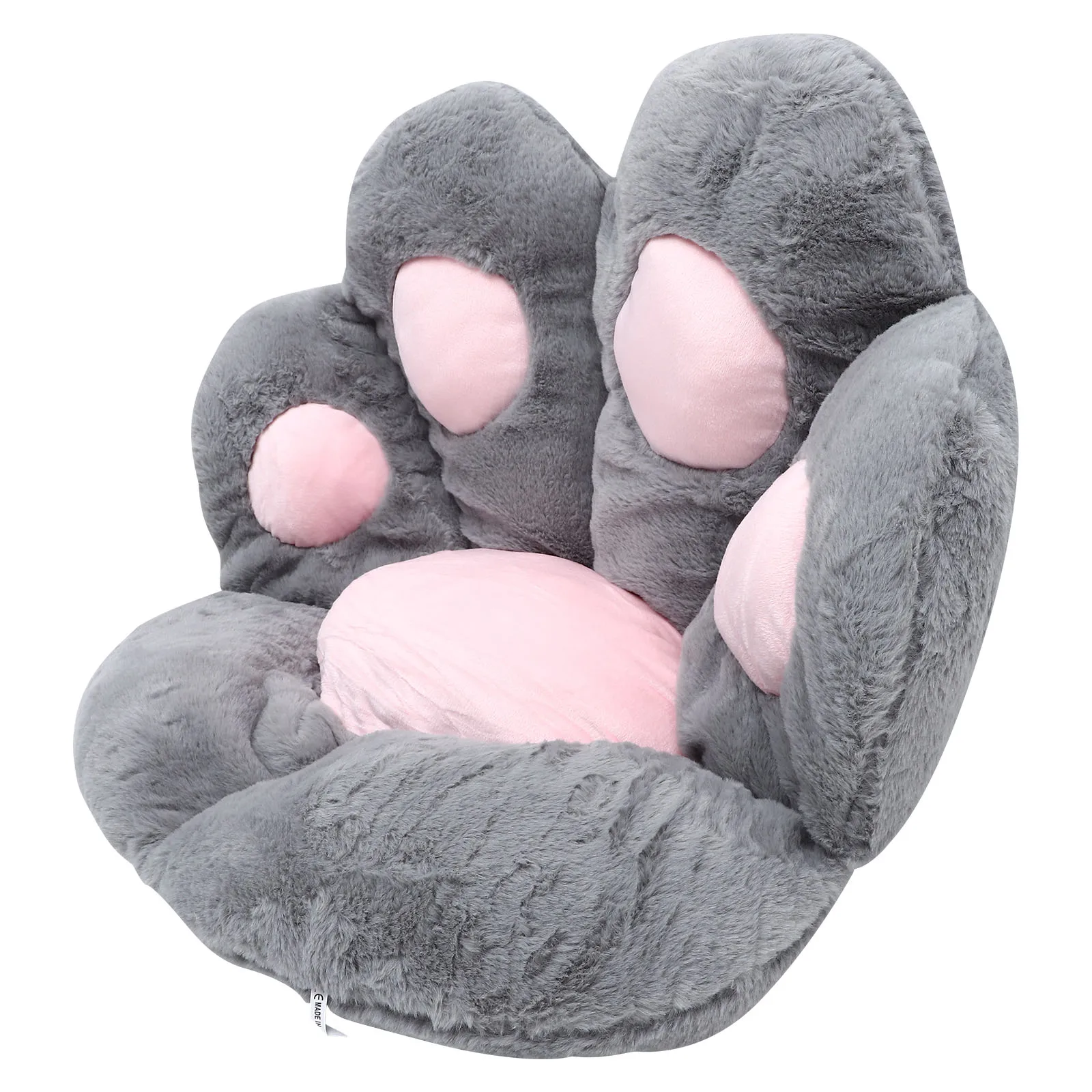 

1pc Cat Paw Shape Cushion Half Surrounded Seat Mat Throw Pillow Office Chair Sofa Tatami Home Car Decor Premium Material