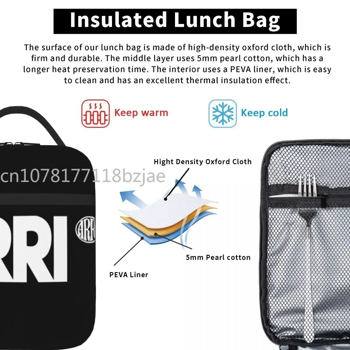 Arri 132 Lunch Tote Kawaii Bag Lunchbox Tas Lunchtas Voor Kinderen