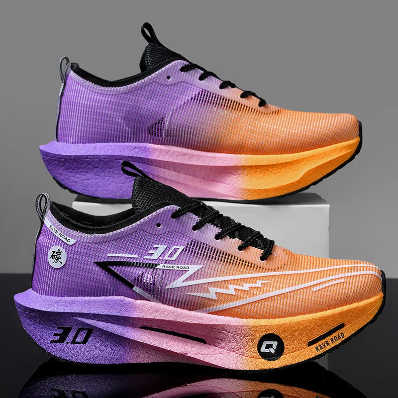 

Кроссовки, специальные карбоновые марафонские мужские спортивные дышащие легкие женские удобные спортивные нескользящие кроссовки