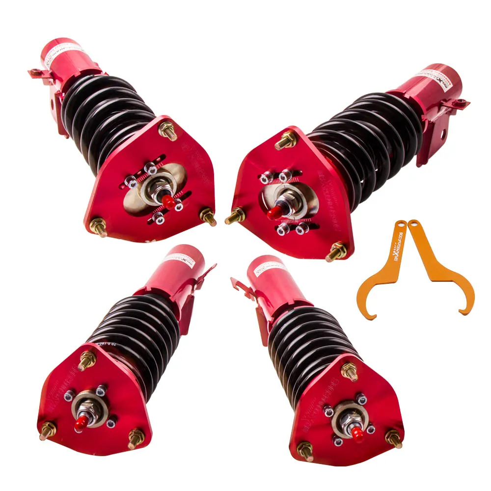 Compelte Coilovers for Subaru Impreza GF5 GF6 GF8 GC8 GC6 GC7 92-00 Shock Struts Adjust Coilovers Suspension Kit