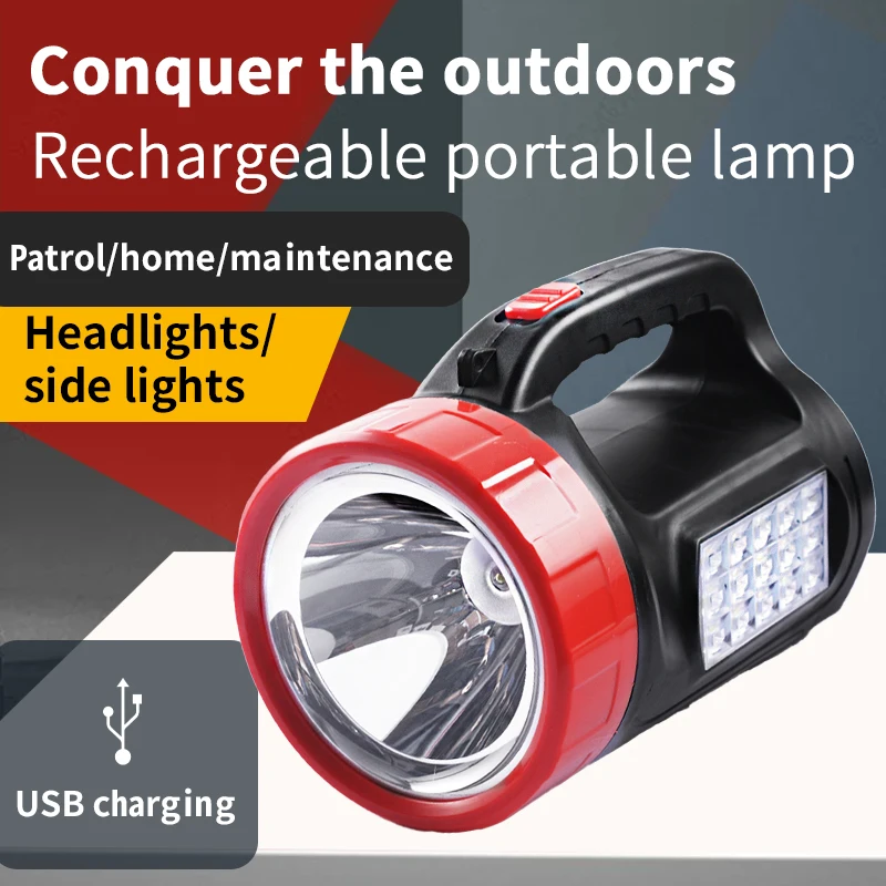 

LED Rechargeable Portable Searchlight for Outdoor Camping