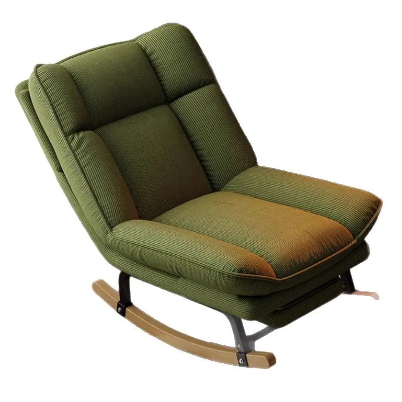 

Rocking Chair Reclining Chair Adult Sleeping Retro Single Lazy Sofa Balcony Leisure
