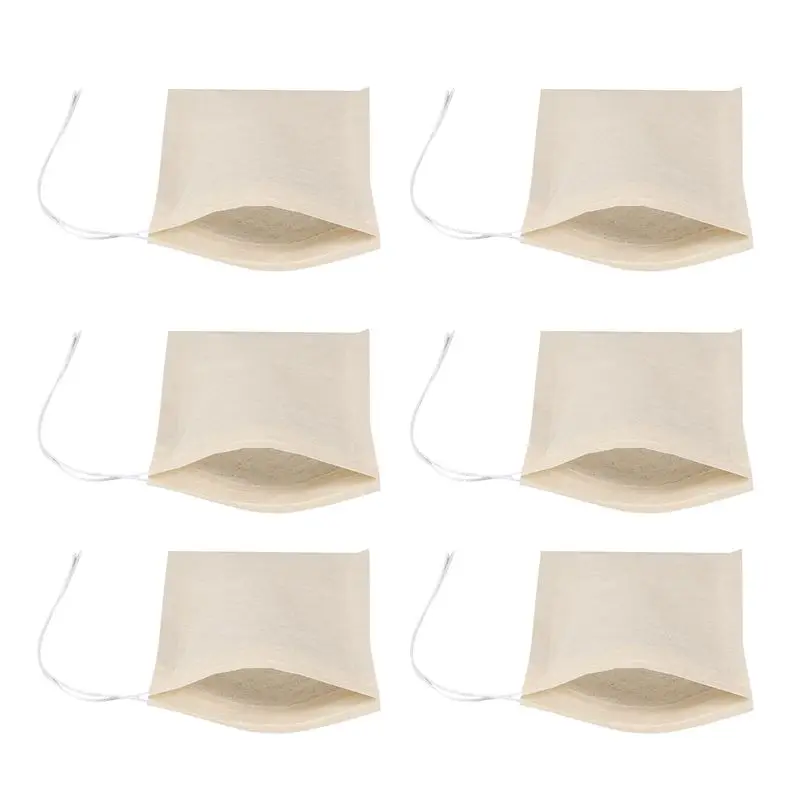 A21Q -600 Pack Tea Filter Bags,Disposable Paper Tea Bag With Drawstring For Loose Leaf Tea,Coffee(Natural Color,2.75X1.97 In)