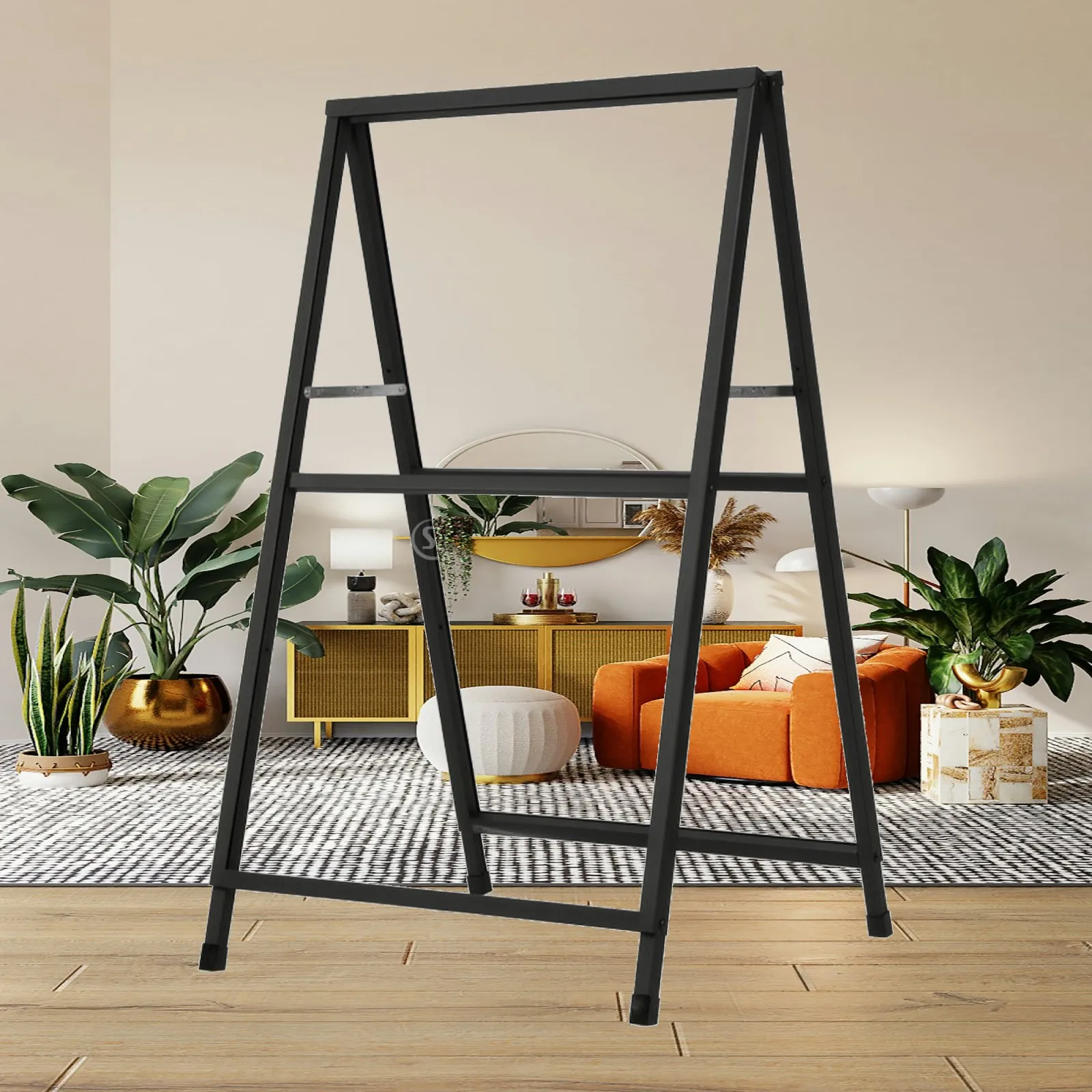 Versatile Advertising Poster Stand with Angled Leg Base for Indoor Placement Double Sided Sign Holder Board