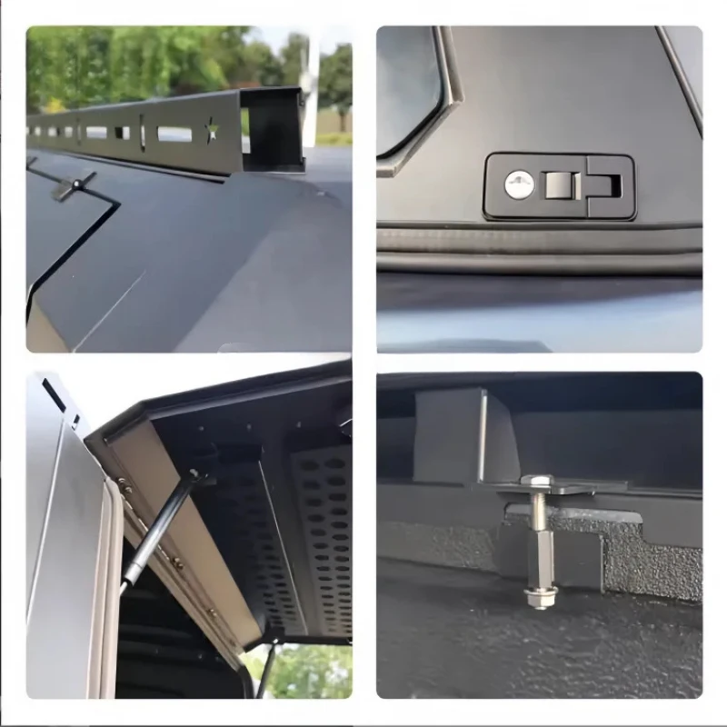 

High Quality Pickup Bed Cover 4x4 Offroad Accessories Truck Canopies Canopy 1500 5.7ft /2500 With Rambox