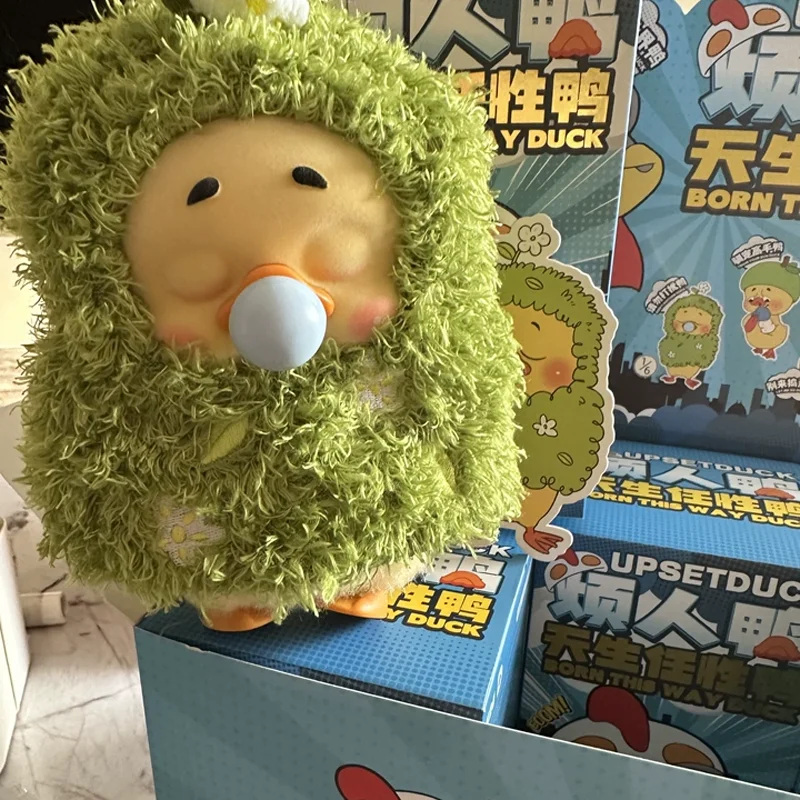本物の在庫あり良い迷惑なアヒル第二世代の甘やかされて幸運なアヒルのブラインドボックス手作りかわいいデスクトップ装飾玩具ギフト