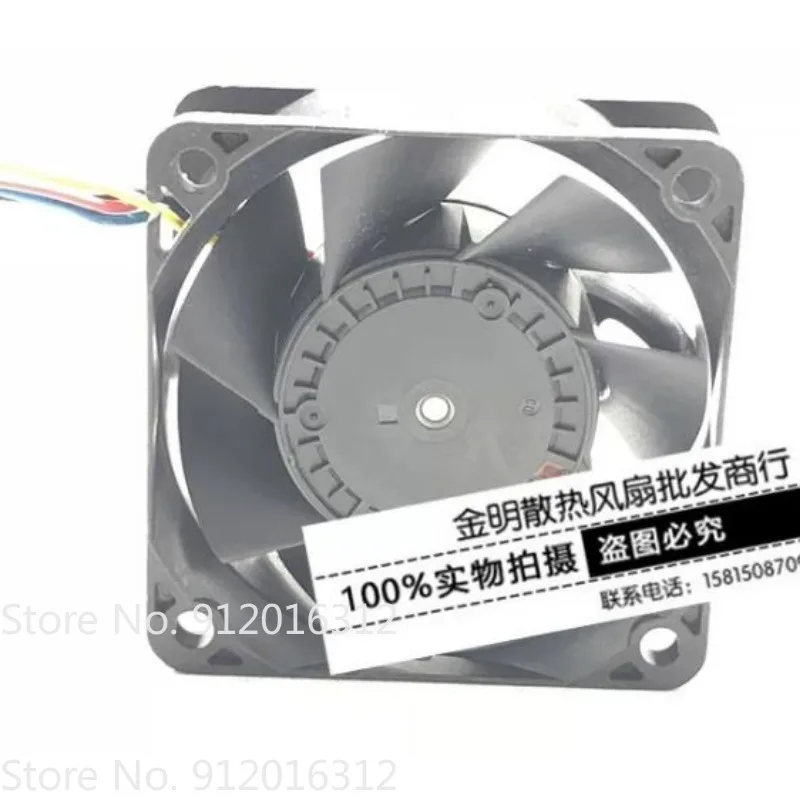 Original NEW CPU Fan for NIDEC H60T12BHA7-57 6025 12V 0.57A 4-wire PWM Speed Regulation Cooling Fan 6CM