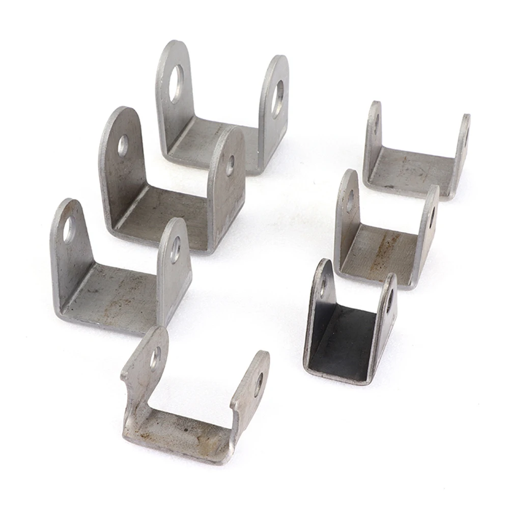 2 Pcs Steel Base Shock Absorption Suspension Bracket Mounting Slot Ear Bracket For Motorcycle Dirt Pit Bike ATV UTV Go Kart Quad