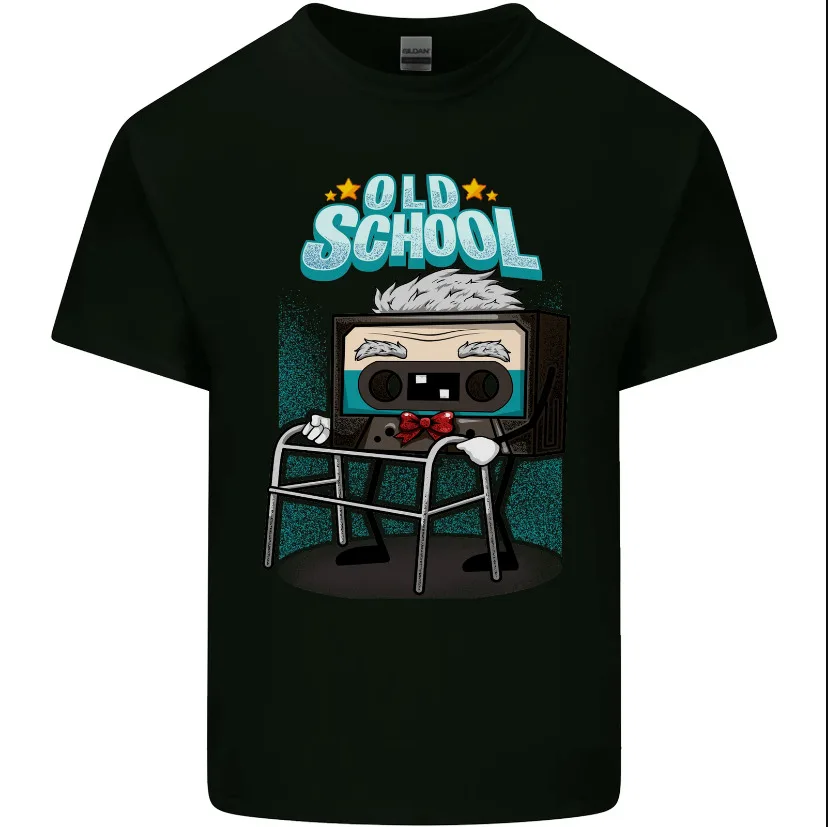 Old School 80s Music Cassette Retro 90s Mens T-Shirt Tee Top