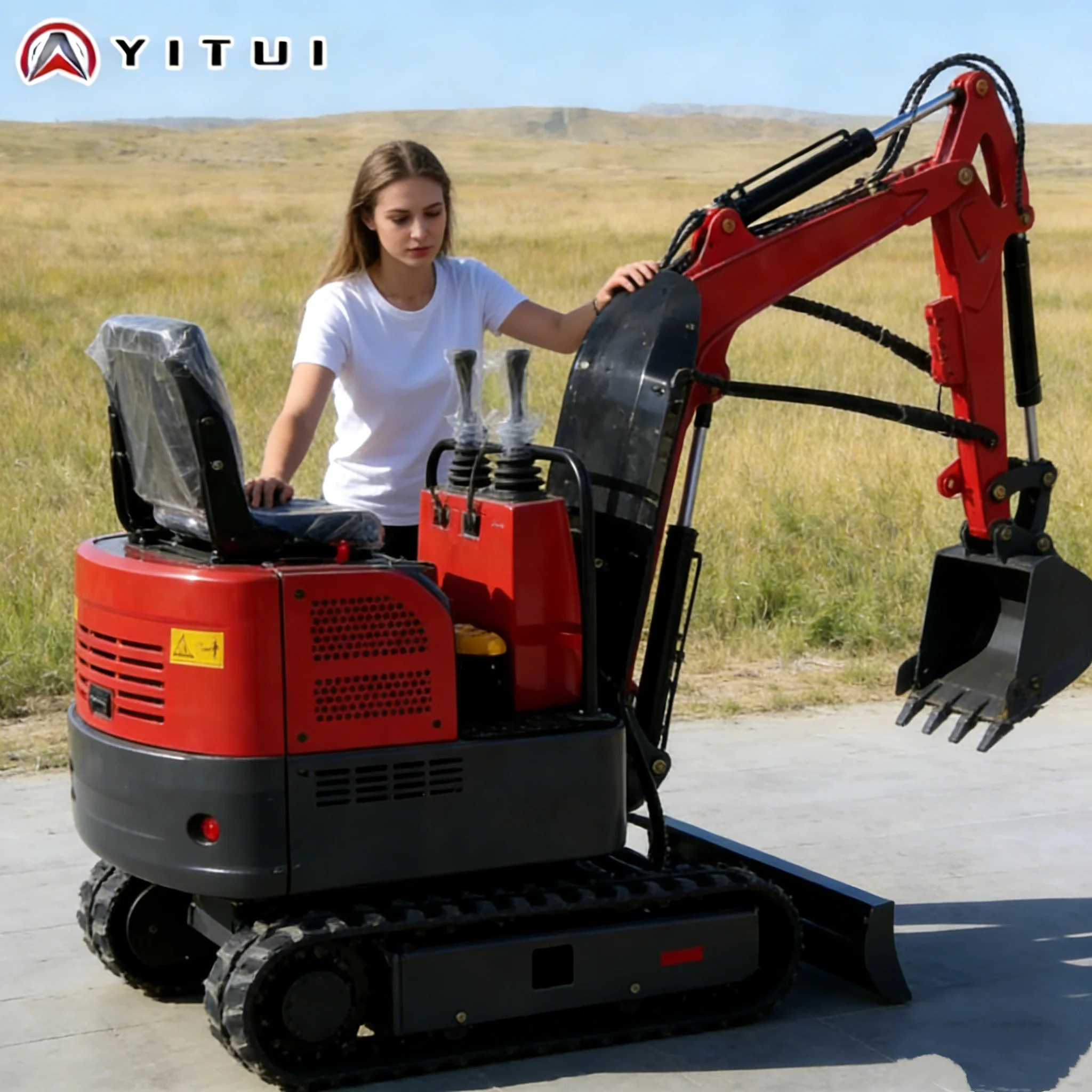 Mini Escavatori Personalizzati con Motori Kubota, Multifunzionali, con Vari Accessori, Consegna Rapida, Mini Escavatori Cingolati