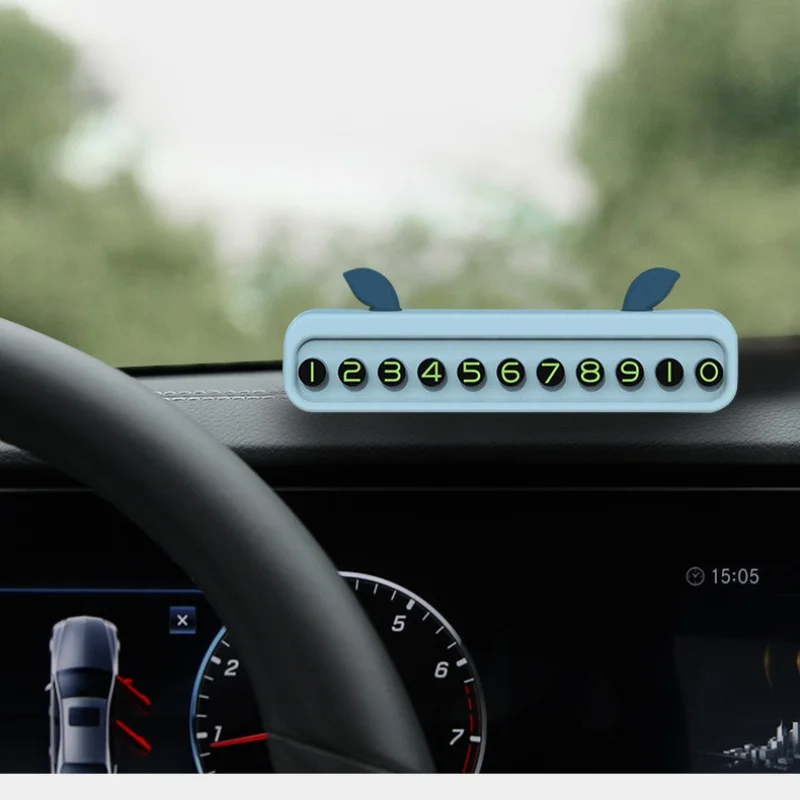 Car Mounted Creative Parking Sign, Mobile Phone Sign, Temporary Parking Number Sign, Personalized Car Use Mobile Parking Card