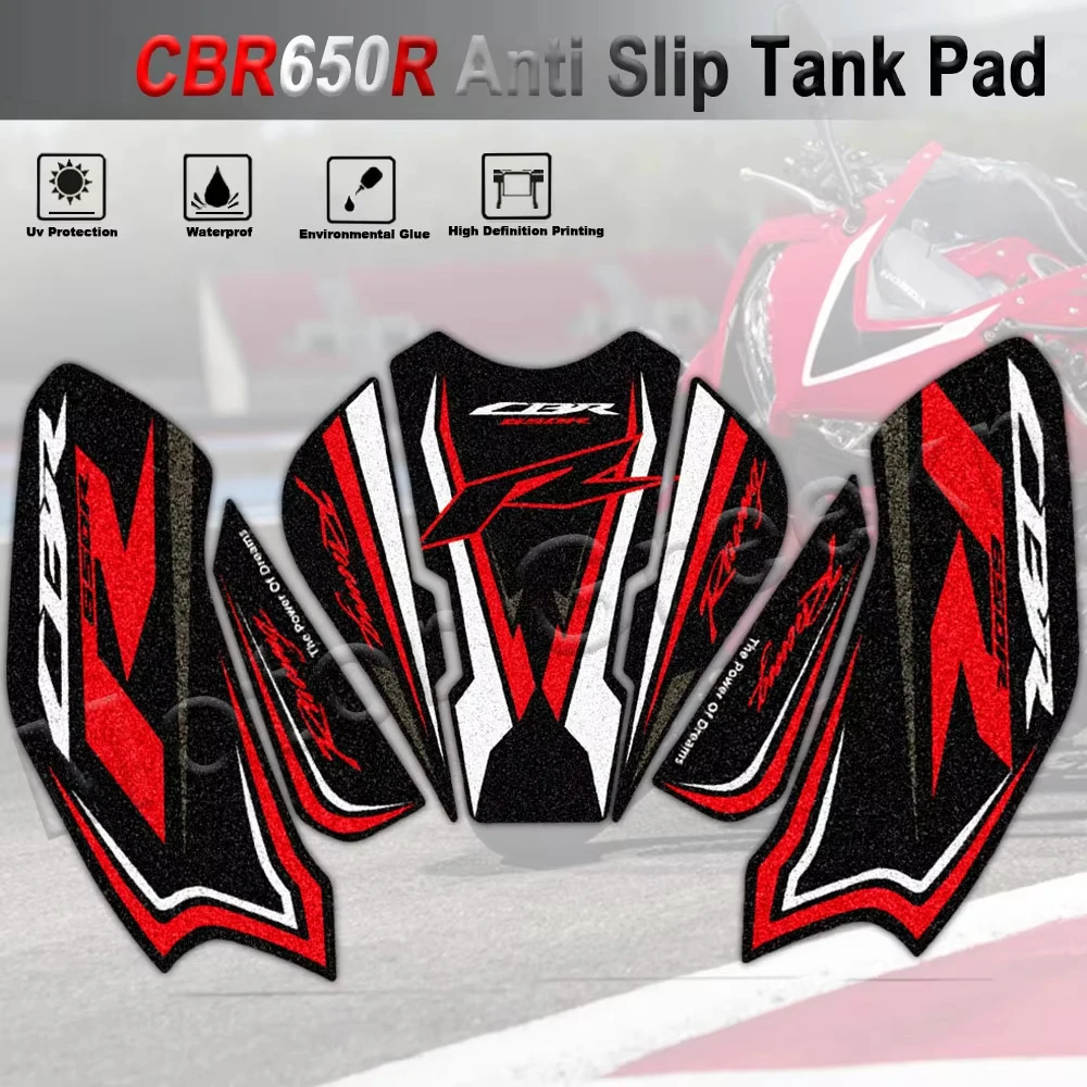 

Motorcycle Fuel Tank Pad Sticker Anti Slip Frosted Gas Protector Decal Accessories For CBR650R CB650R