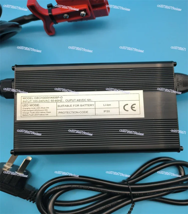 Lithium battery forklift charger JYV-48 electric pallet truck charger GBCH300W4806P-D