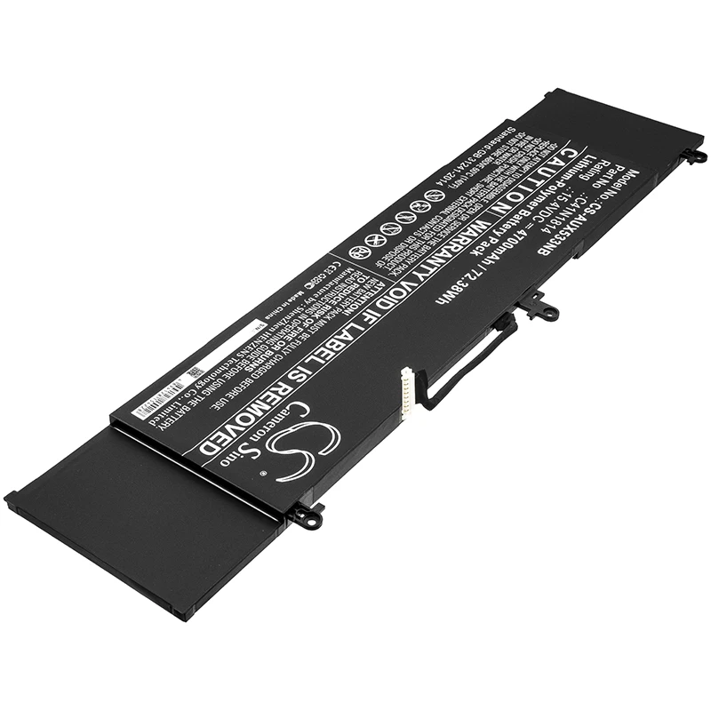 Li-Polymer Notebook, Laptop Battery for Asus, 15.4V, 4700mAh, Compatible Models: BX533FD, RX533, RX533FD,U5300FD,UX533,UX533FD