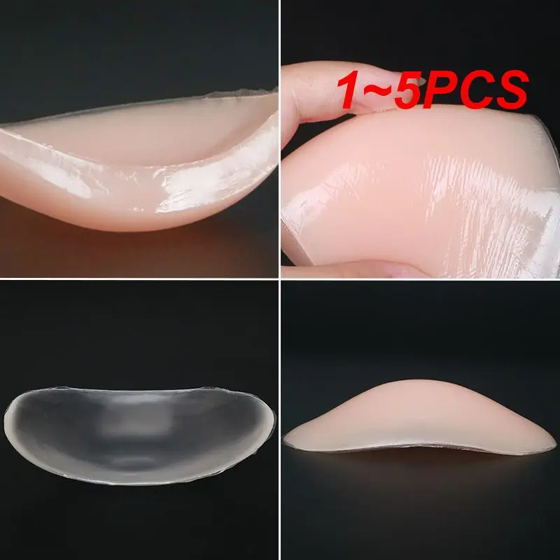 1~5PCS Soft Silicone Shoulder Anti Slip Shoulder Pads Shoulder Enhancer Clothing Push-up Cushions Reusable Self-Adhesive