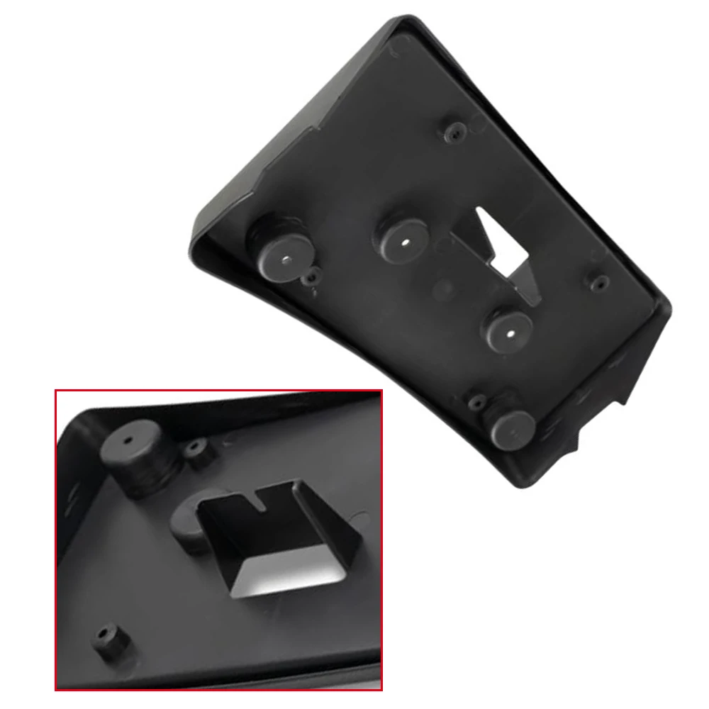 ل 2009 2010 2011 2012 تشيفي ترافيرس المصد الأمامي للسيارة إطار لوحة الترخيص قوس ABS مع 4 مسامير 25826201 GM1068142 #3