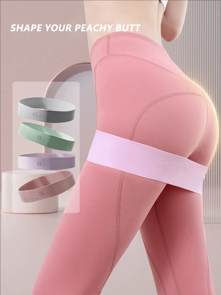 

Yoga resistance band fitness stretching elastic band booty lifting deep squat resistance band core exercise training booty circl