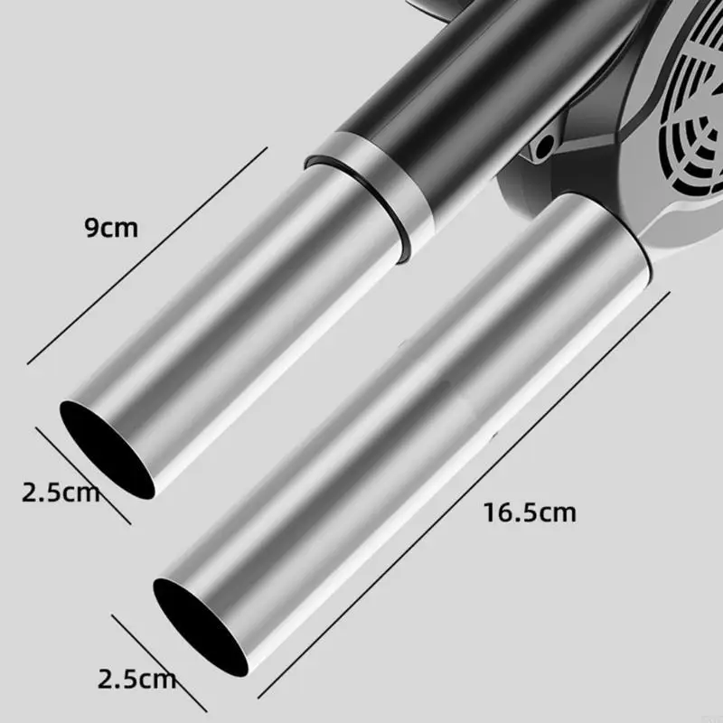 منفاخ هواء قوي محمول وقابل لإعادة الشحن من WXTC للمساعدة في التخييم والتبريد الرياضي والأشغال المعدنية مع تحكم في السرعة قابل #2