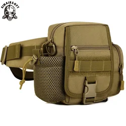 SINAIRSOFT Outdoor Tactical Waist Bag Belt Pack Camping Molle Pouch Belt Waist Pack Waterproof Hiking Phone Back Pack Dry Bag